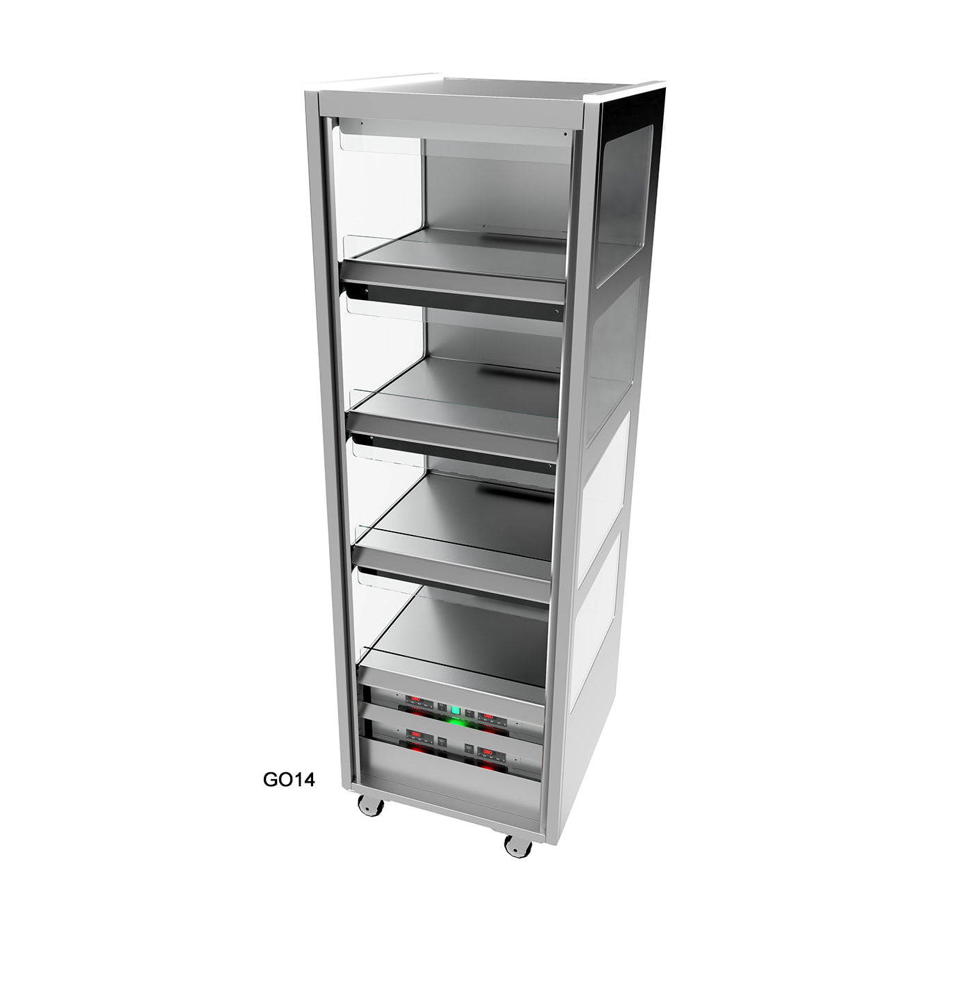 GOM14 Grab & Go Hot Display Merchandiser