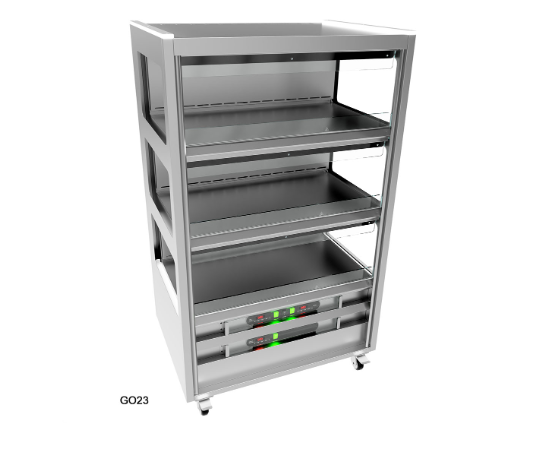 GOM23 Grab & Go Hot Display Merchandiser