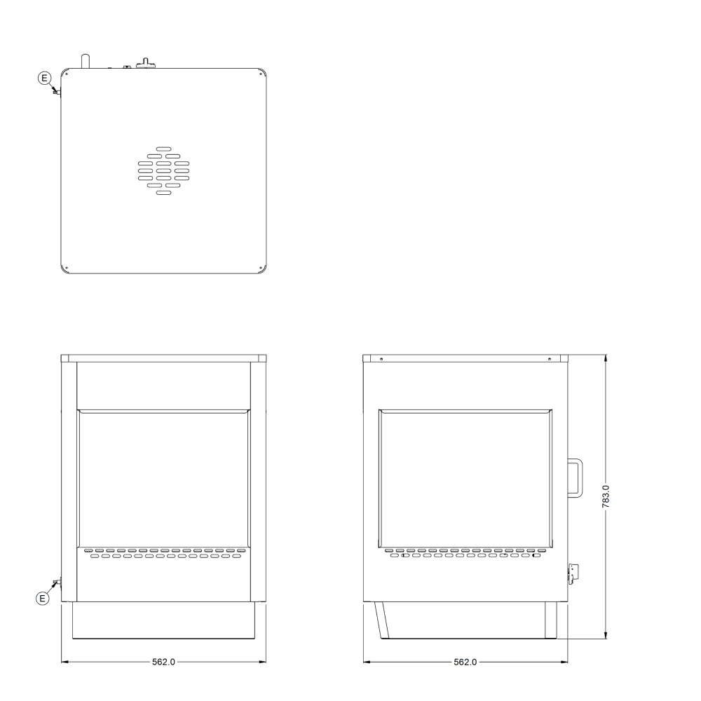 Lincat UMS50 Upright Heated Merchandiser