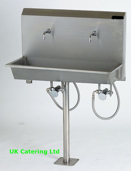 Wall Mounted Knee Operated Wash Trough