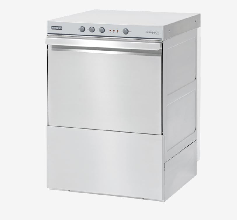 Amika AMH50D Commercial Glasswasher Pumped Waste