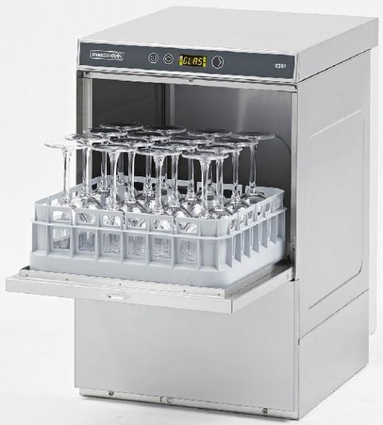 Maidaid C352 Commercial Glasswasher with Gravity Waste