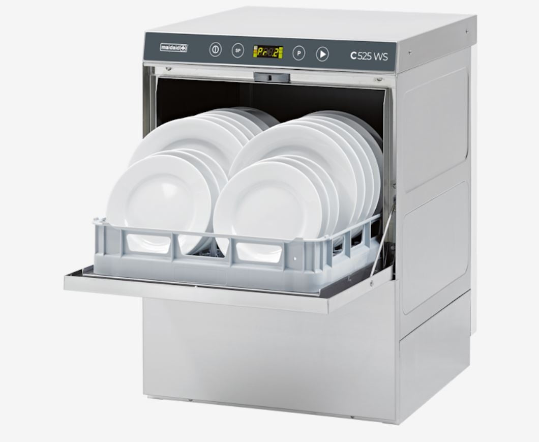 Maidaid C525WS Commercial Glasswasher with Internal Softener