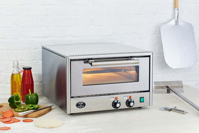 King Edward Colore/ss Electric Pizza Oven - Stainless Steel