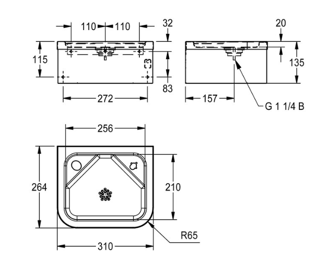 ANMX21ES ANIMA Wall-mounted drinking fountain