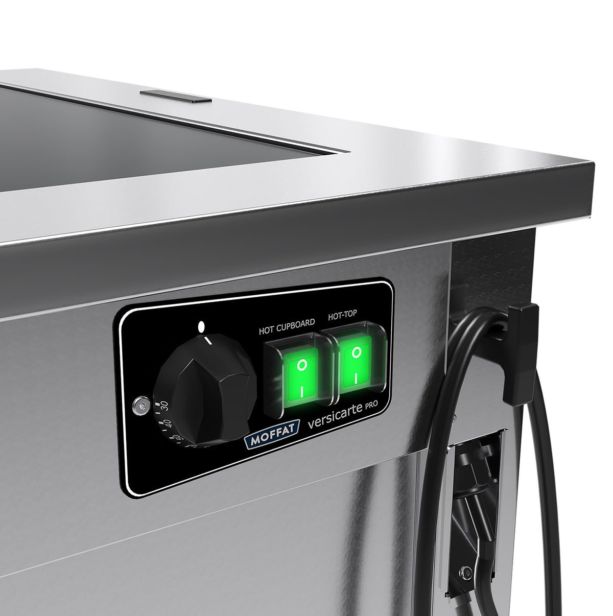 Versicarte VC2HT Servery Unit with Hot Cupboard & Neo Ceram Top