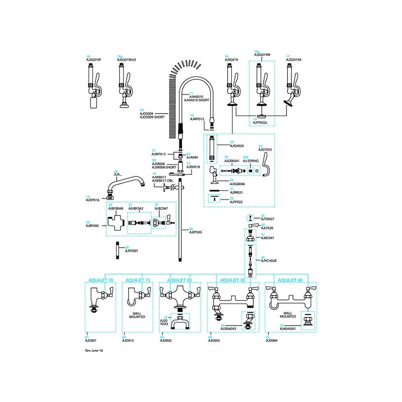 AquaJet Hose Assembly 