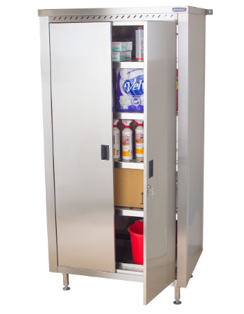 CO124 Stainless Steel COSHH Cupboard