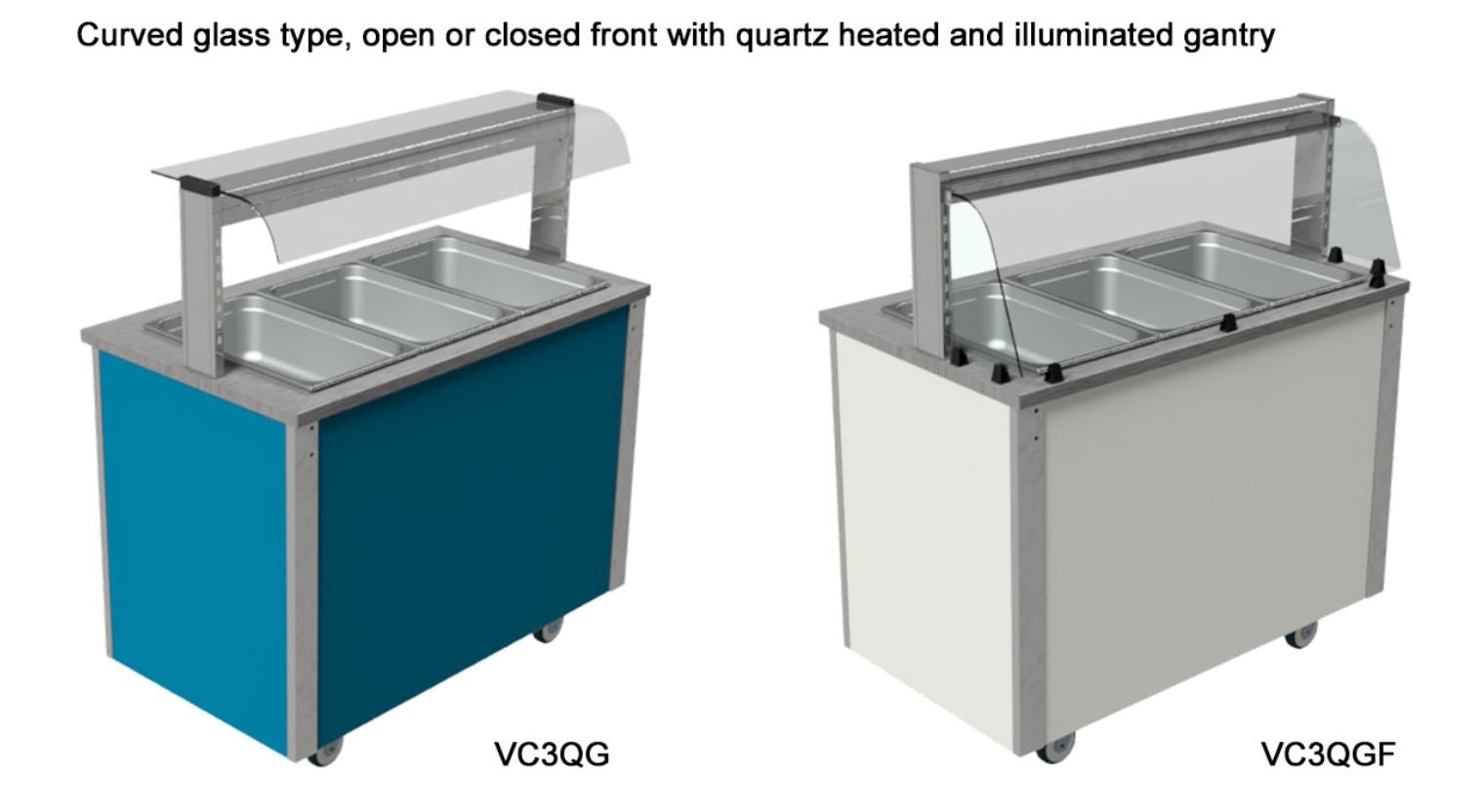 Curved Glass Gantry Open or Closed