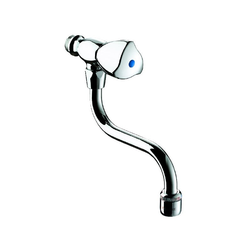 1/2" Dome Head Bib Tap with Swivel Spout