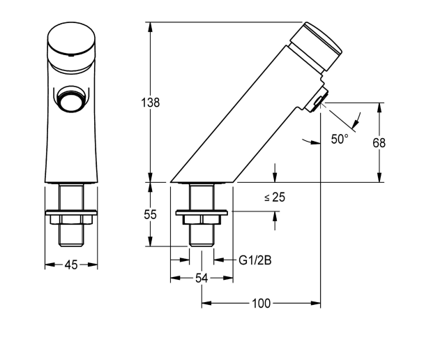 F3SV1001 Technical drawing