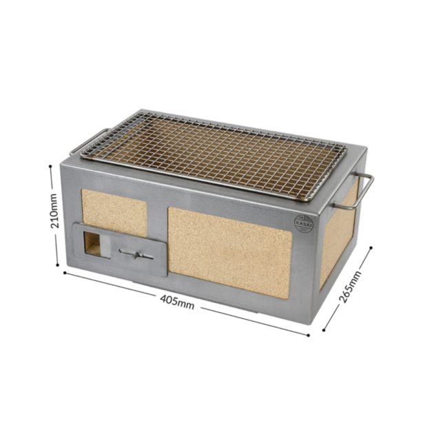 Little Kasai Konro Hibachi Grill with Stainless Steel Frame V2