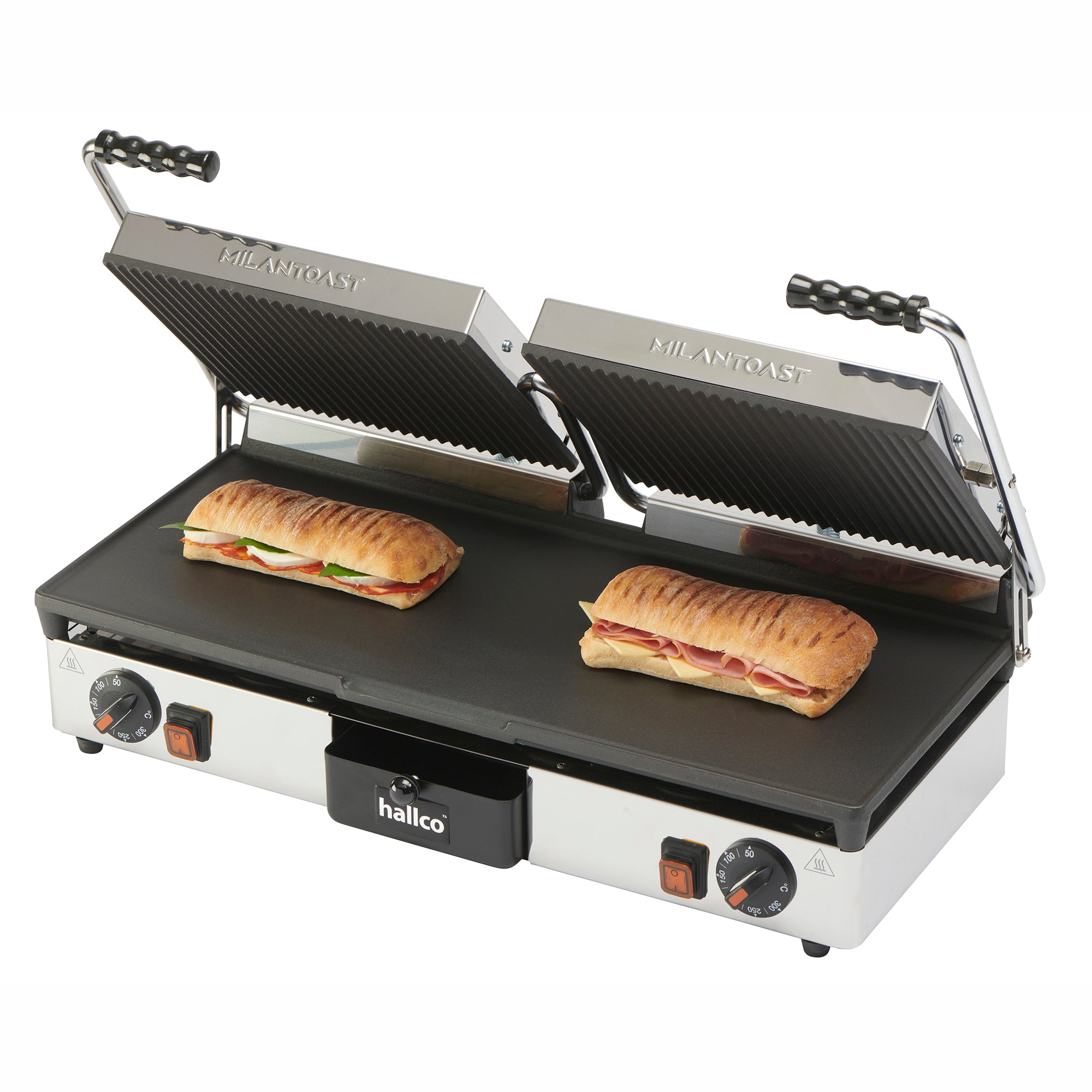 Hallco MEMT16052XNS Panini/Contact Grill