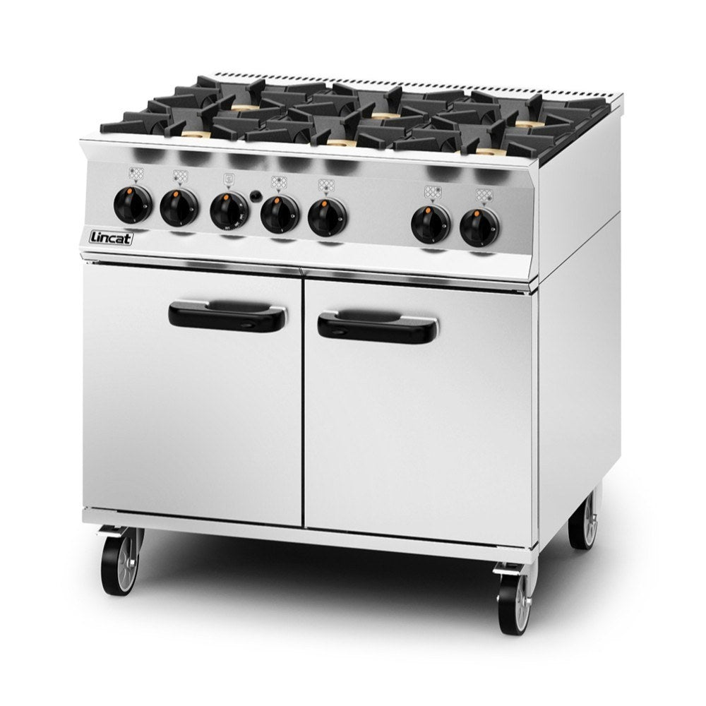 Lincat OG8002 - 6 Burner Oven Range