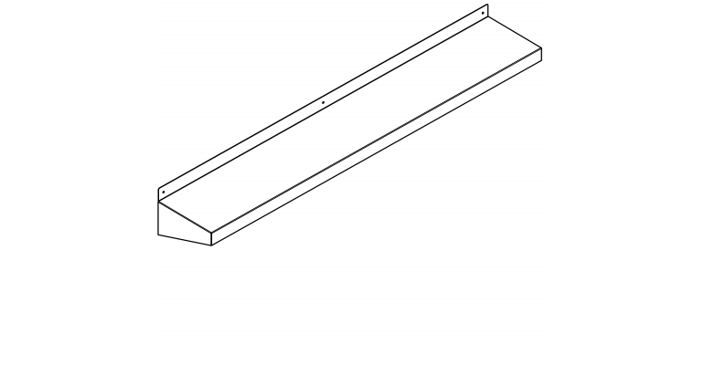 F10515N Wall Shelf 1800 x 300