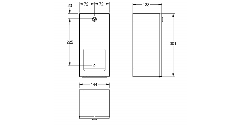 RODX672 Toilet Roll Holder