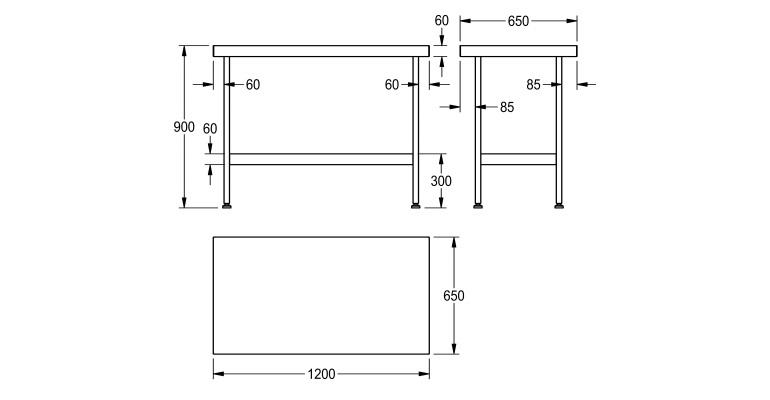 F20613Z Stainless Steel Centre Table