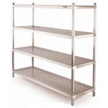 6S6PF Six-S Stainless Steel Shelving System