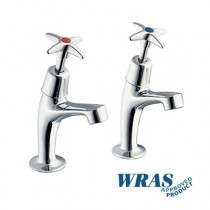 2000/D - Hot and Cold Pillar Taps With Crossheads (Pair)
