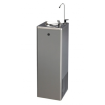 ANMX309 - Floor standing chilled drinking fountain with water bubbler & bottle filler 
